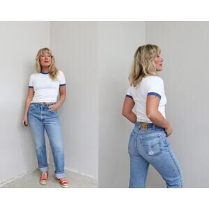 1980's Vintage Levi's 517 Orange Tag Jeans ~ Women's SM MD 32" to 33" Waist